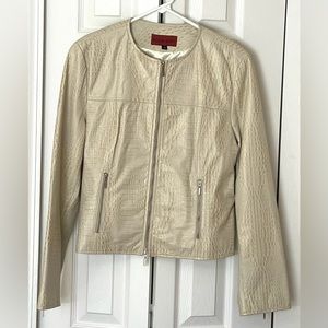 Nicola Berti Leather short jacket